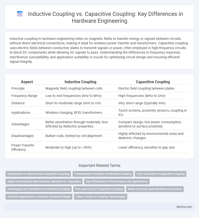 Inductive Coupling vs. Capacitive Coupling: Key Differences in Hardware Engineering