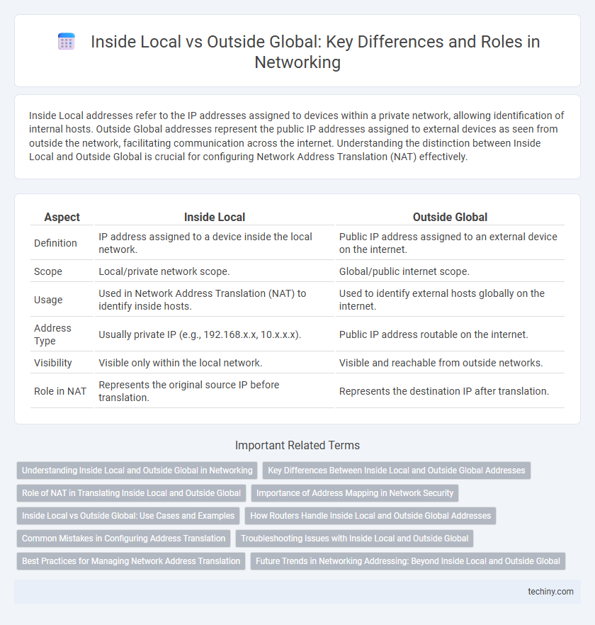 Inside Local vs Outside Global: Key Differences and Roles in Networking