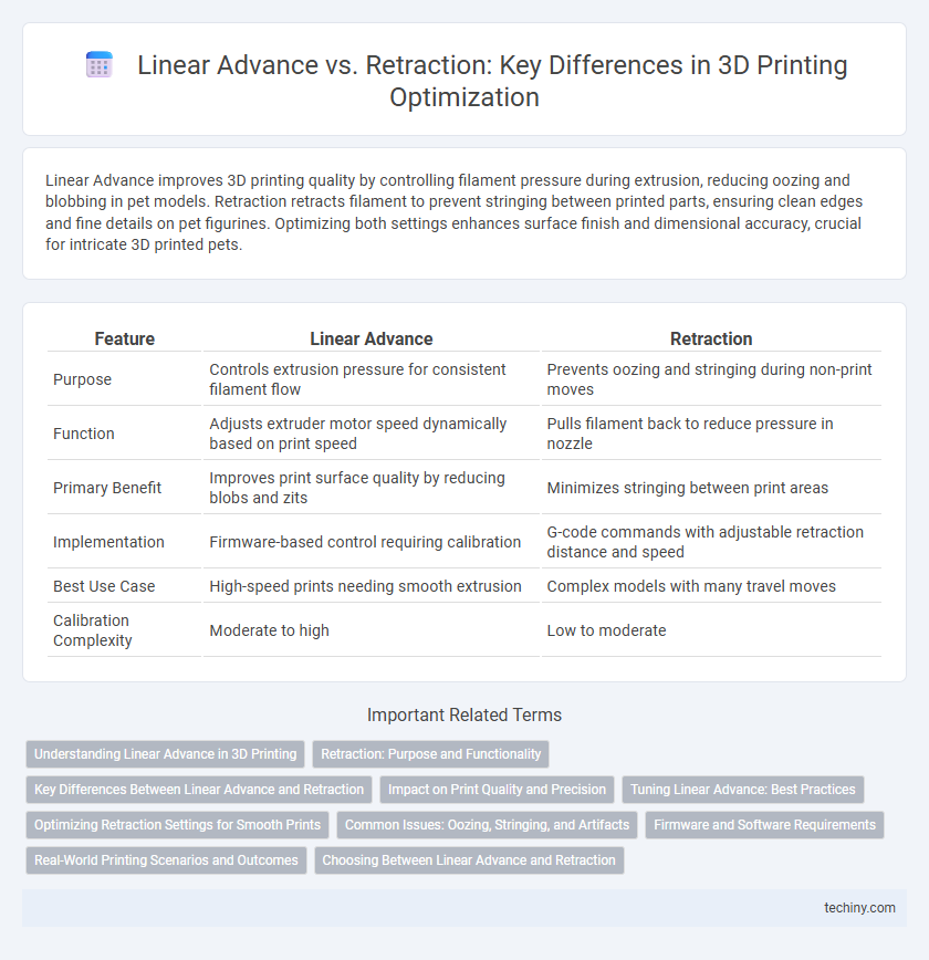 Linear Advance vs. Retraction: Key Differences in 3D Printing Optimization