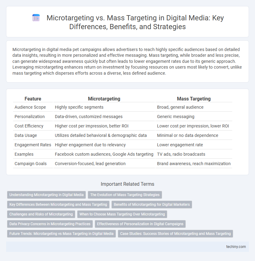 Microtargeting vs. Mass Targeting in Digital Media: Key Differences, Benefits, and Strategies