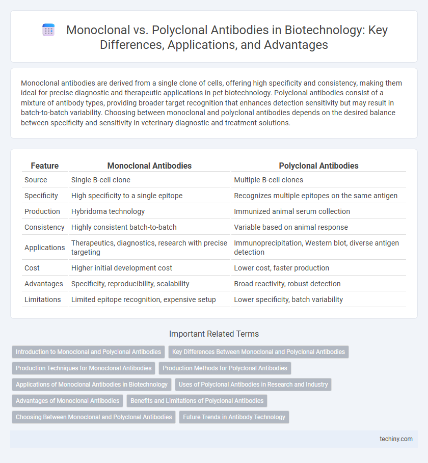 Monoclonal vs. Polyclonal Antibodies in Biotechnology: Key Differences, Applications, and Advantages
