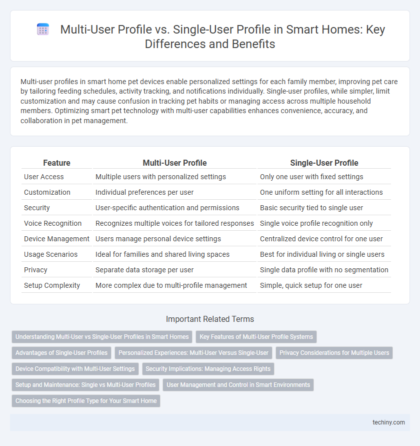Multi-User Profile vs. Single-User Profile in Smart Homes: Key Differences and Benefits