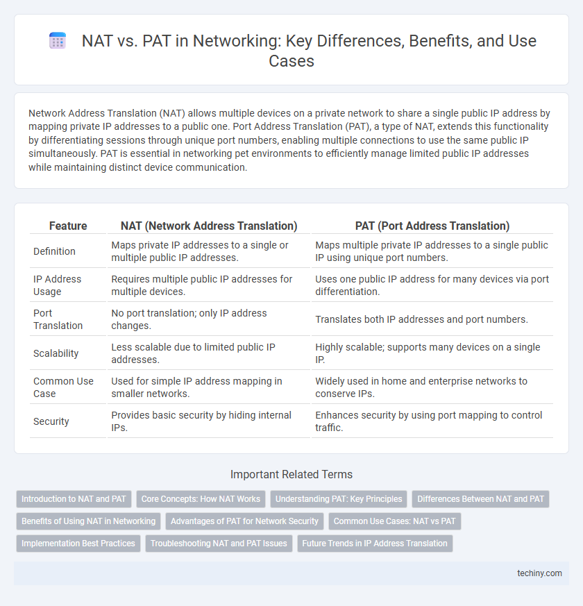 NAT vs. PAT in Networking: Key Differences, Benefits, and Use Cases