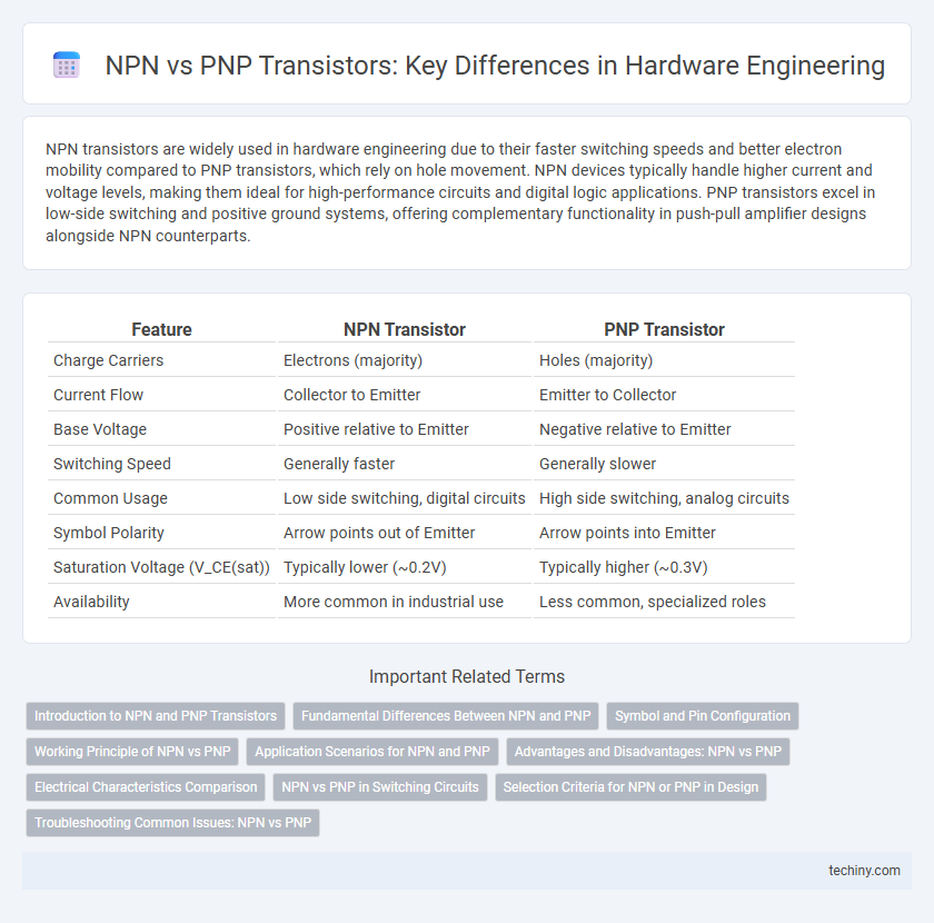NPN vs PNP Transistors: Key Differences in Hardware Engineering