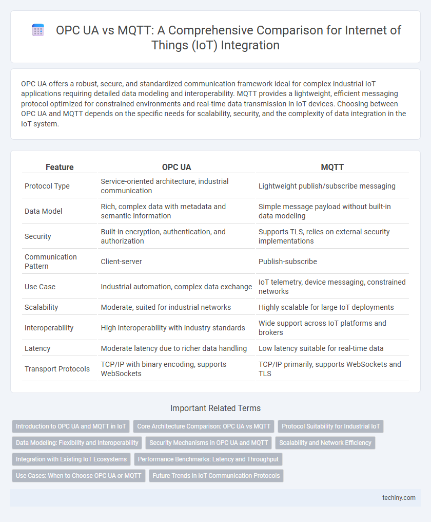 OPC UA vs MQTT: A Comprehensive Comparison for Internet of Things (IoT) Integration