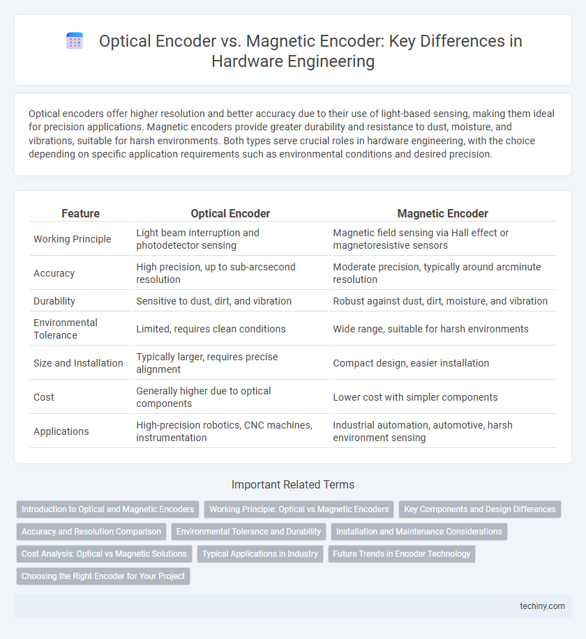 Optical Encoder vs. Magnetic Encoder: Key Differences in Hardware Engineering