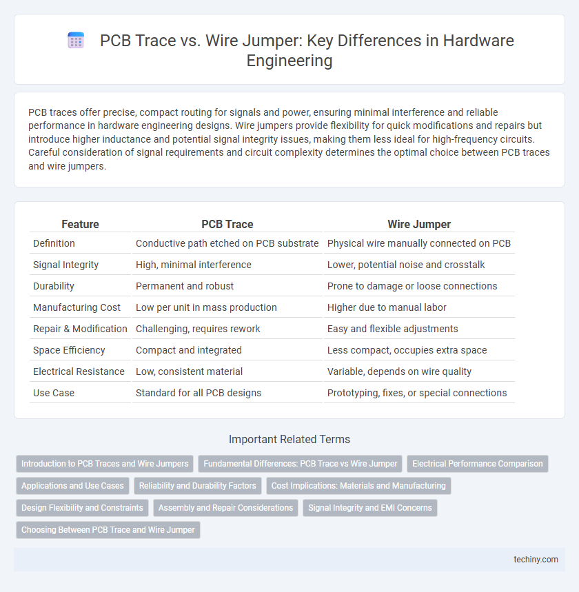 PCB Trace vs. Wire Jumper: Key Differences in Hardware Engineering