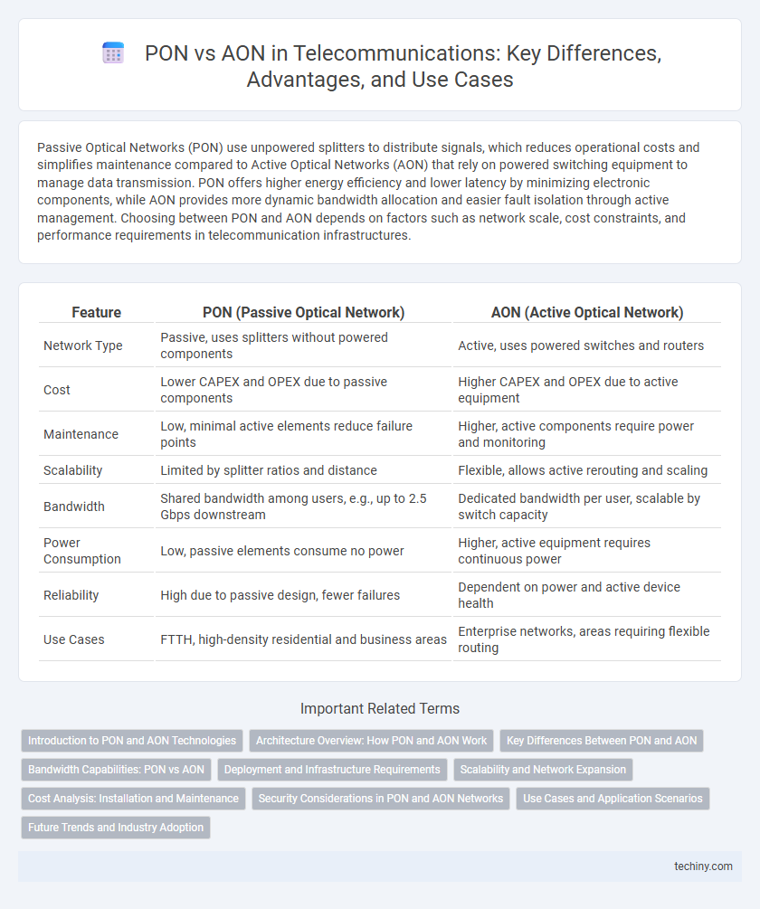 PON vs AON in Telecommunications: Key Differences, Advantages, and Use Cases