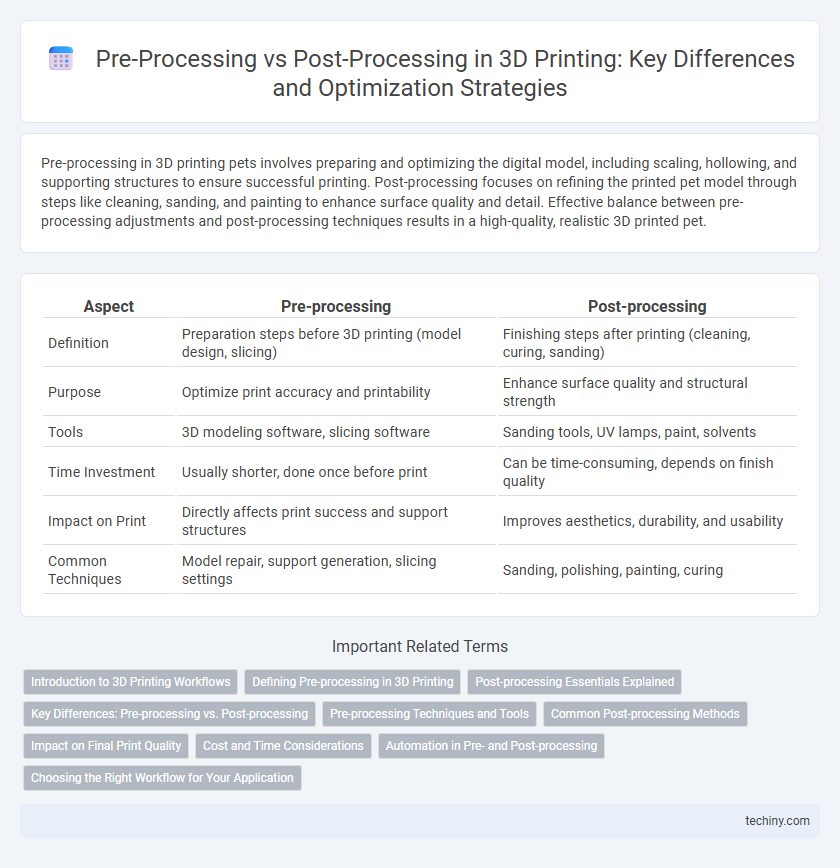 Pre-Processing vs Post-Processing in 3D Printing: Key Differences and Optimization Strategies