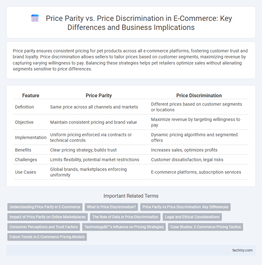 Price Parity vs. Price Discrimination in E-Commerce: Key Differences and Business Implications
