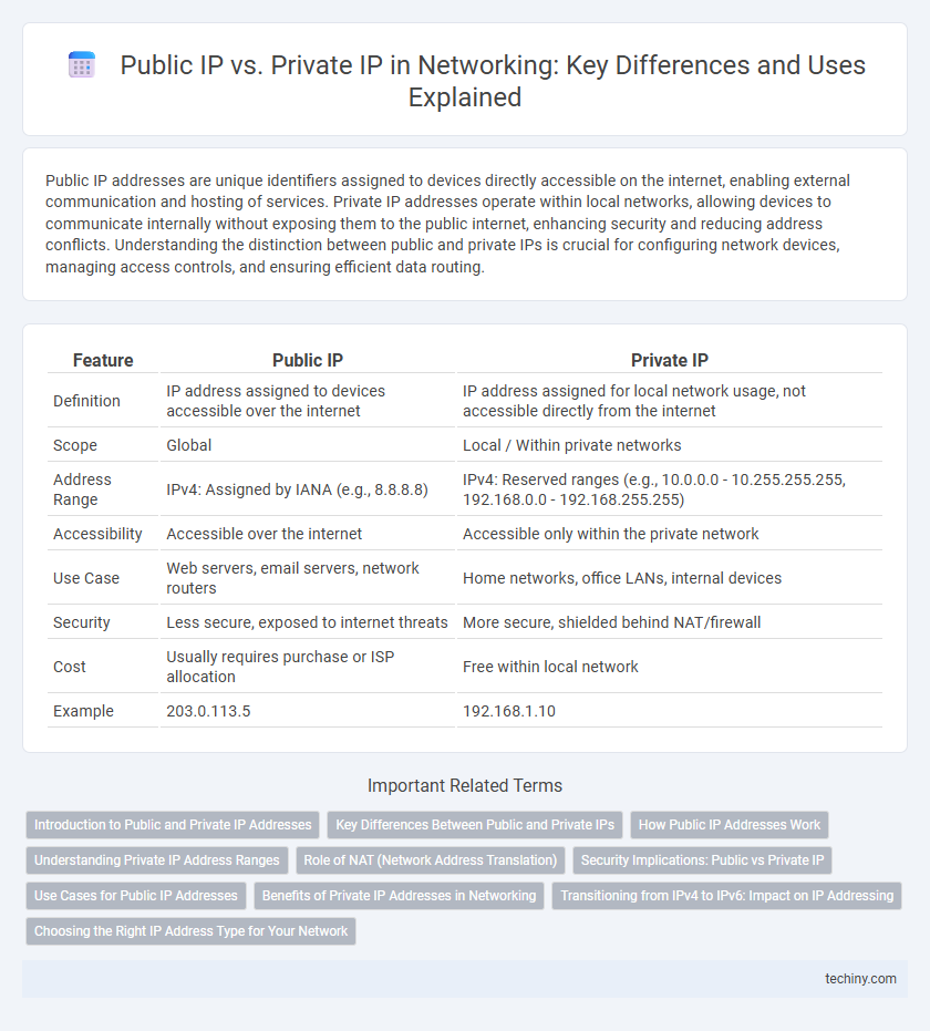Public IP vs. Private IP in Networking: Key Differences and Uses Explained