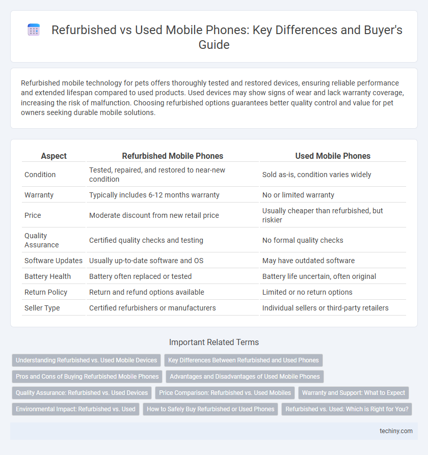 Refurbished vs Used Mobile Phones: Key Differences and Buyer's Guide