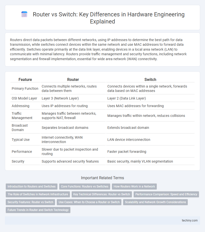 Router vs Switch: Key Differences in Hardware Engineering Explained
