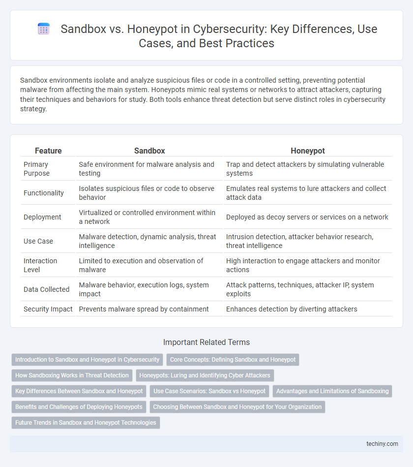 Sandbox vs. Honeypot in Cybersecurity: Key Differences, Use Cases, and Best Practices