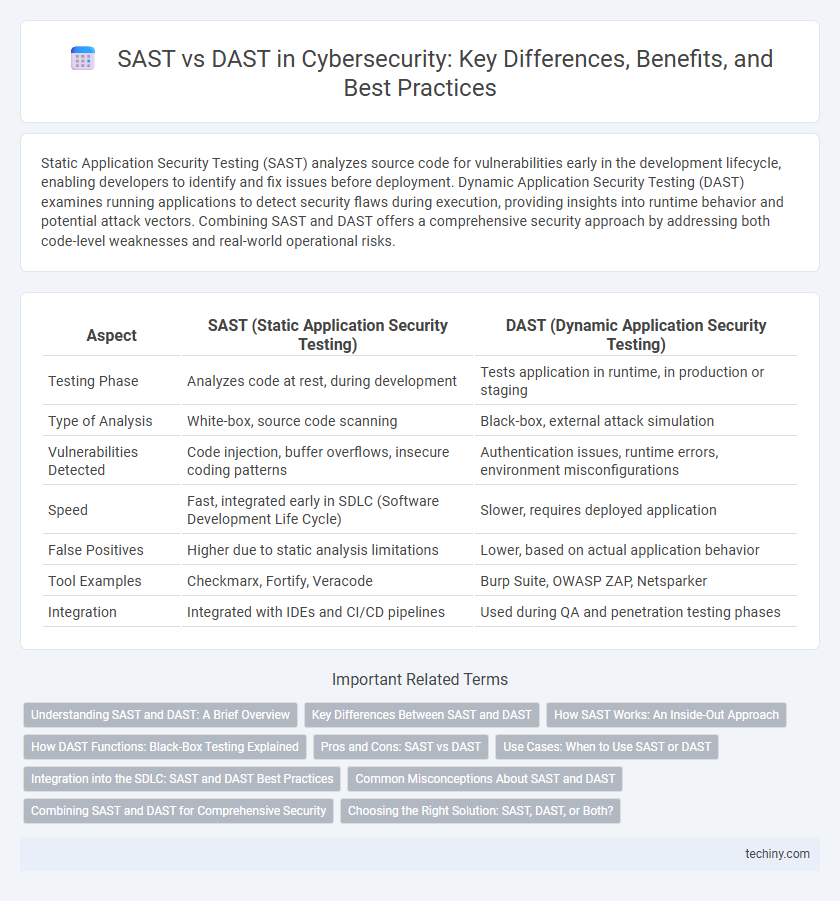 SAST vs DAST in Cybersecurity: Key Differences, Benefits, and Best Practices