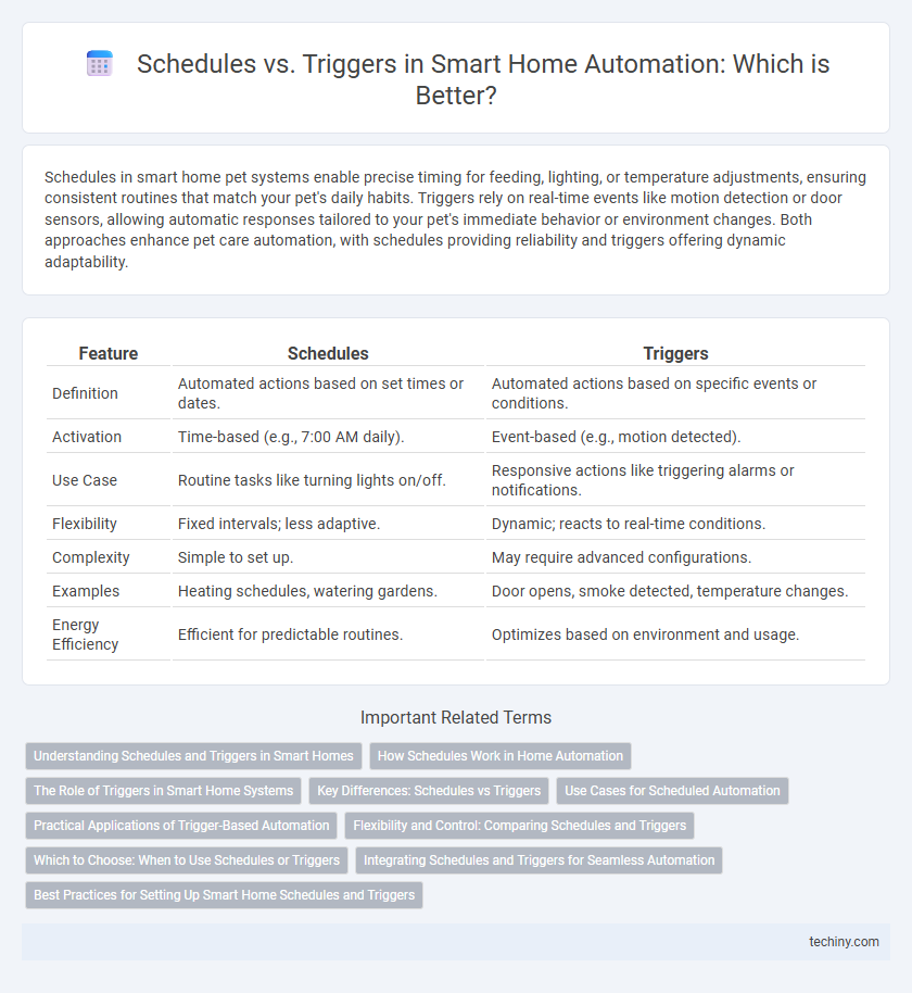 Schedules vs. Triggers in Smart Home Automation: Which is Better?