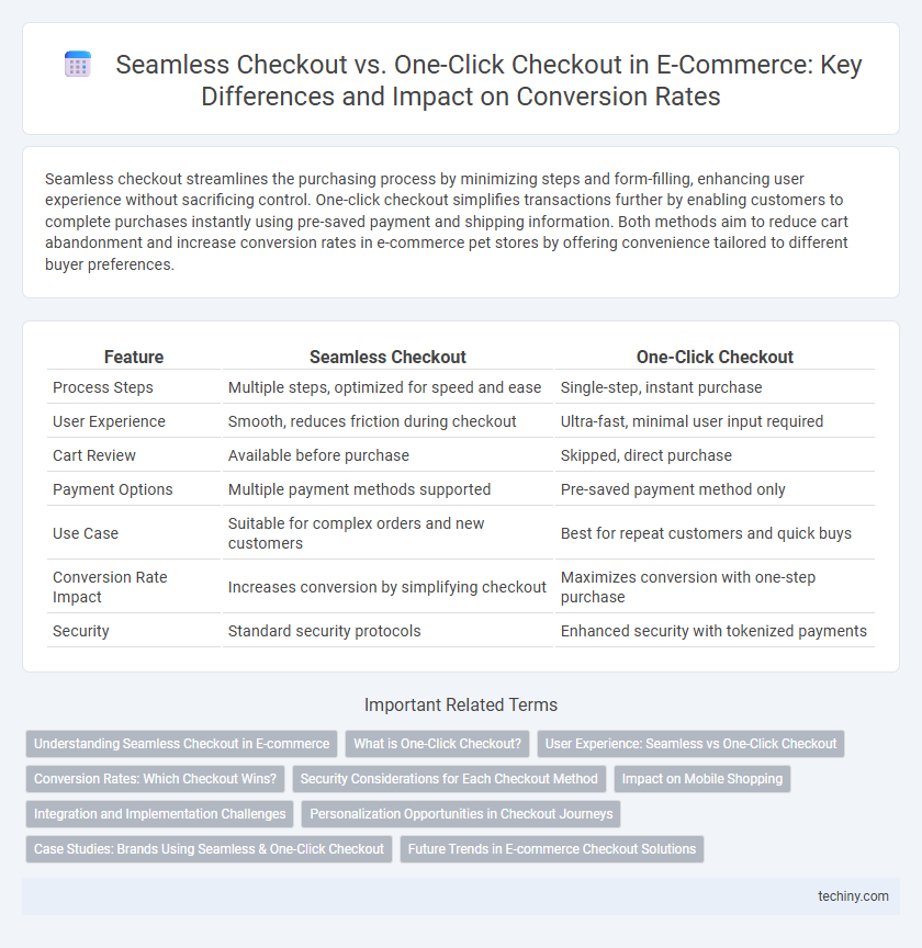 Seamless Checkout vs. One-Click Checkout in E-Commerce: Key Differences and Impact on Conversion Rates