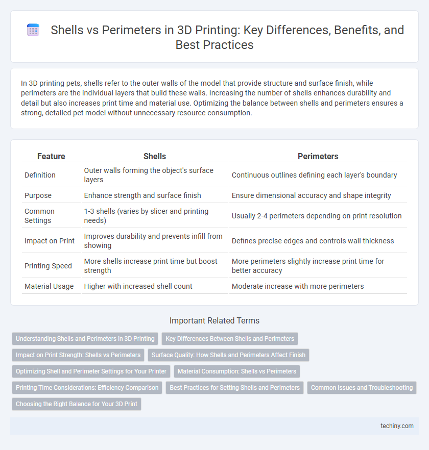 Shells vs Perimeters in 3D Printing: Key Differences, Benefits, and Best Practices