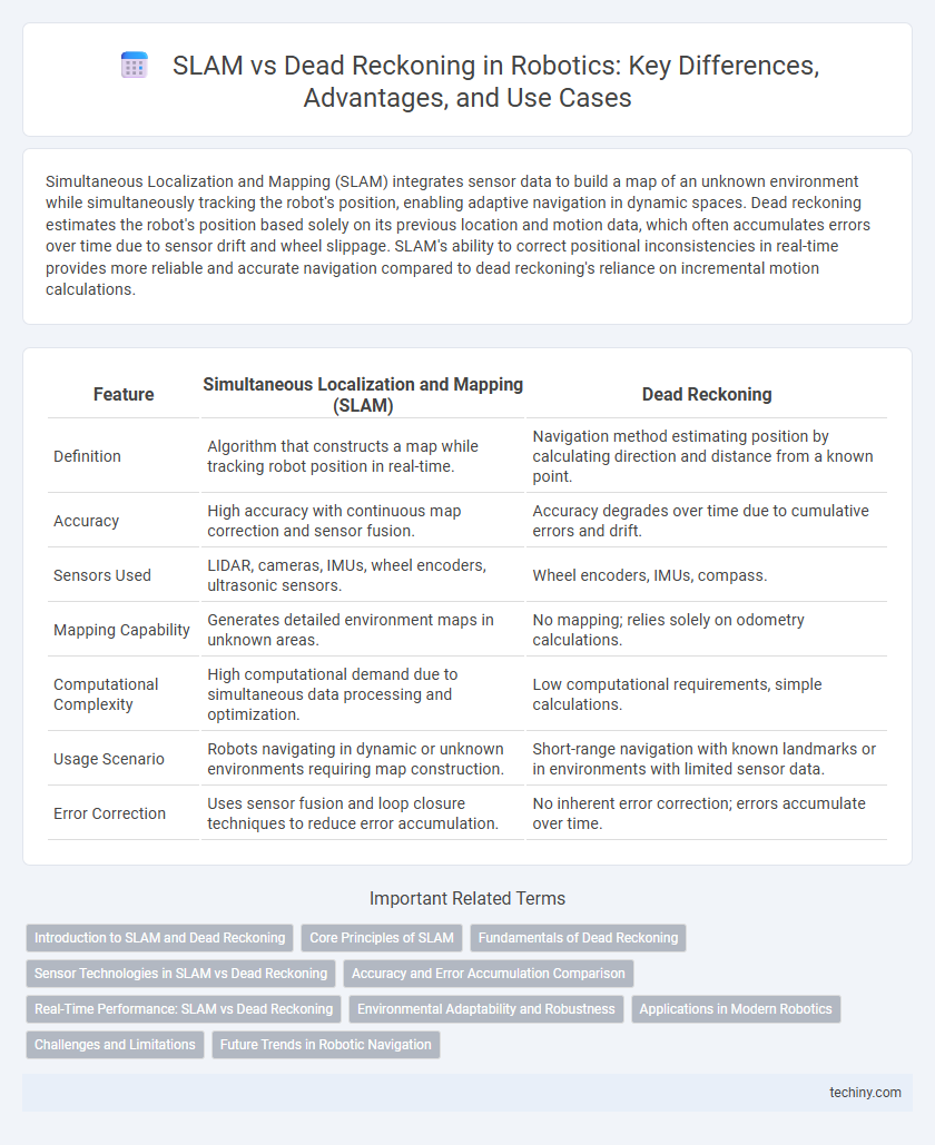 SLAM vs Dead Reckoning in Robotics: Key Differences, Advantages, and Use Cases