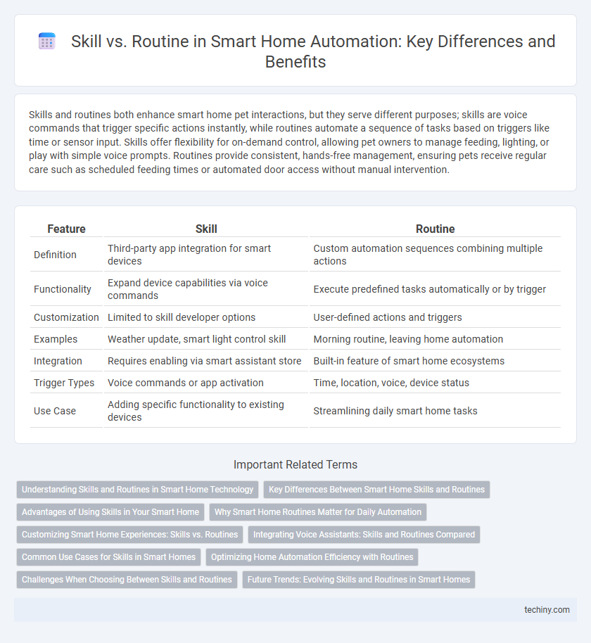 Skill vs. Routine in Smart Home Automation: Key Differences and Benefits