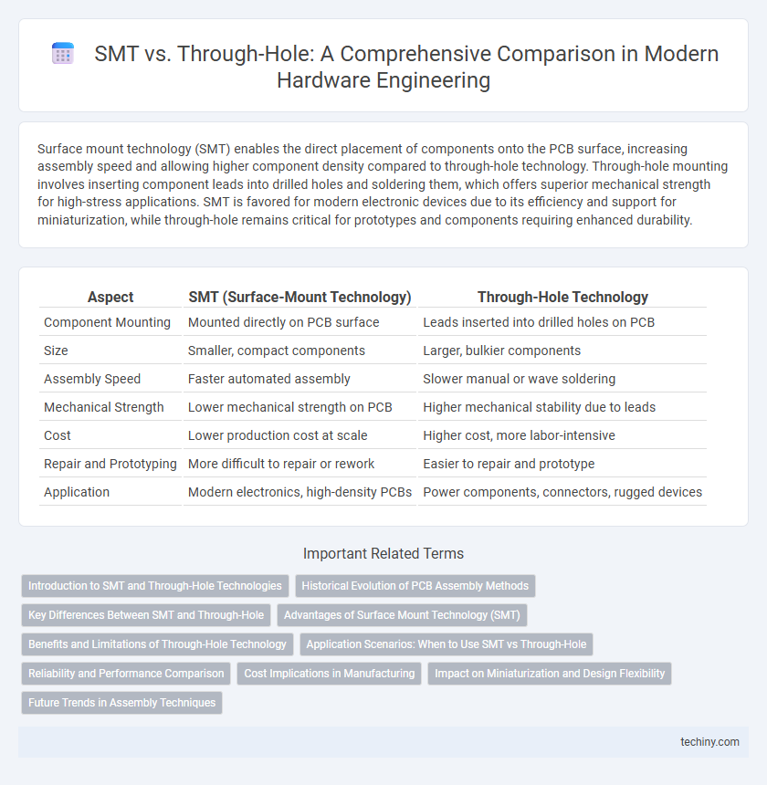 SMT vs. Through-Hole: A Comprehensive Comparison in Modern Hardware Engineering