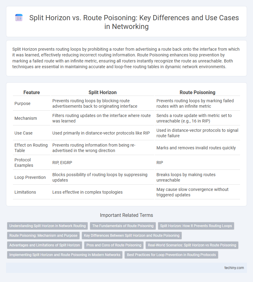 Split Horizon vs. Route Poisoning: Key Differences and Use Cases in Networking