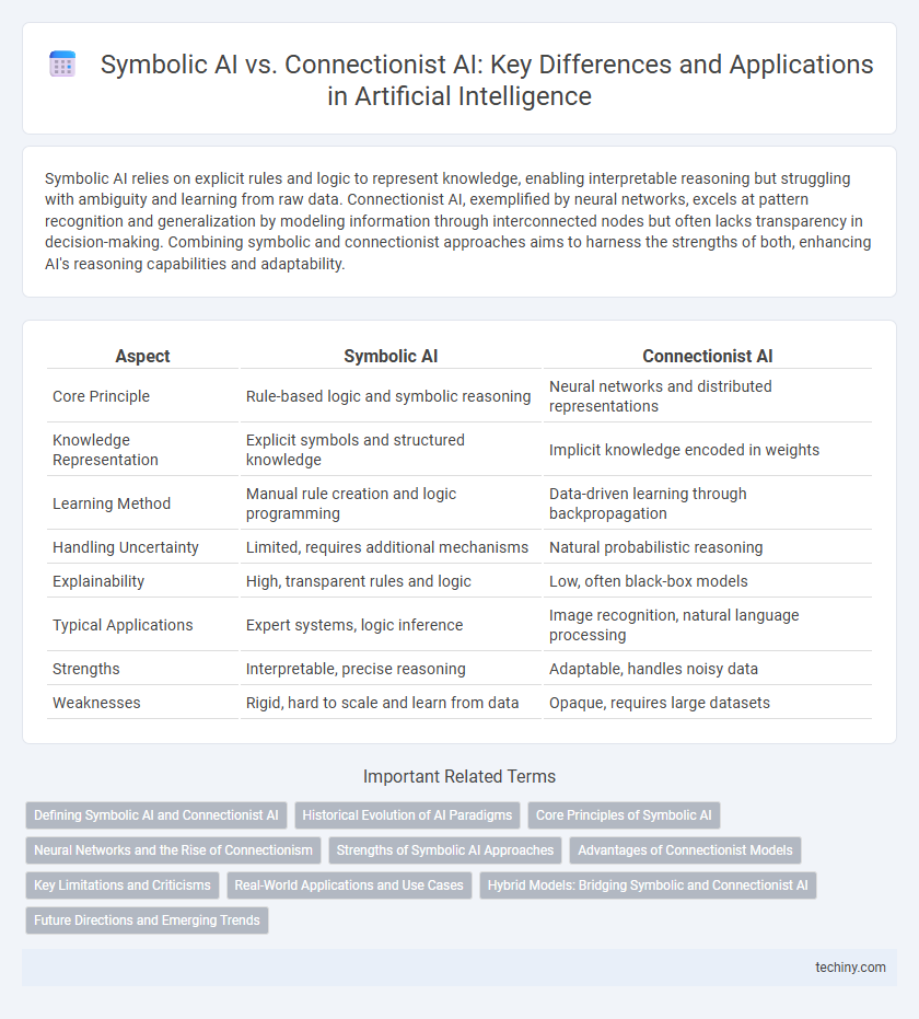 Symbolic AI vs. Connectionist AI: Key Differences and Applications in Artificial Intelligence