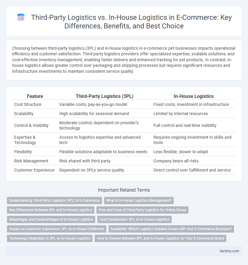 Third-Party Logistics vs. In-House Logistics in E-Commerce: Key Differences, Benefits, and Best Choice