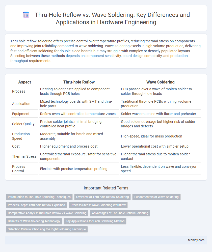 Thru-Hole Reflow vs. Wave Soldering: Key Differences and Applications in Hardware Engineering