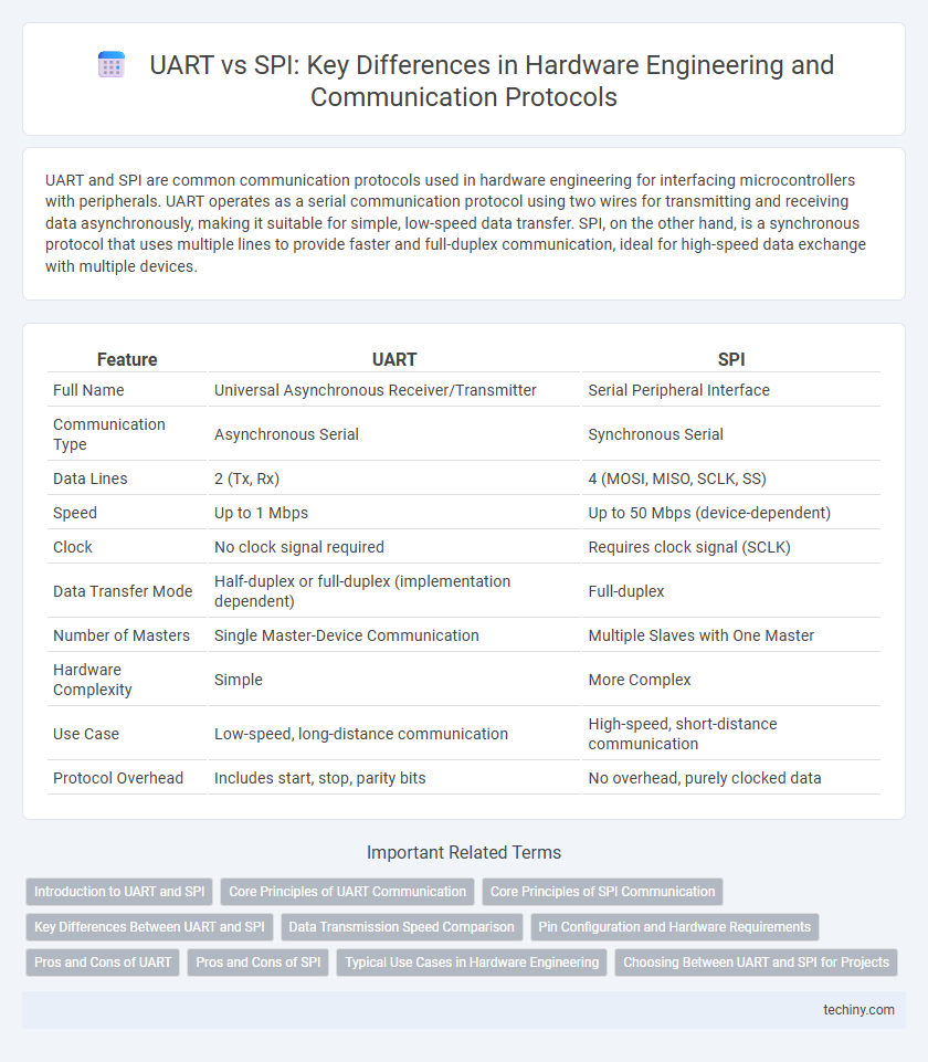 UART vs SPI: Key Differences in Hardware Engineering and Communication Protocols