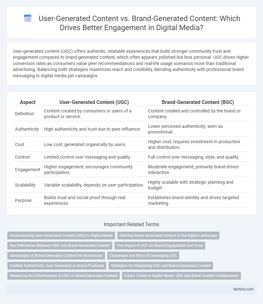 User-Generated Content vs. Brand-Generated Content: Which Drives Better Engagement in Digital Media?