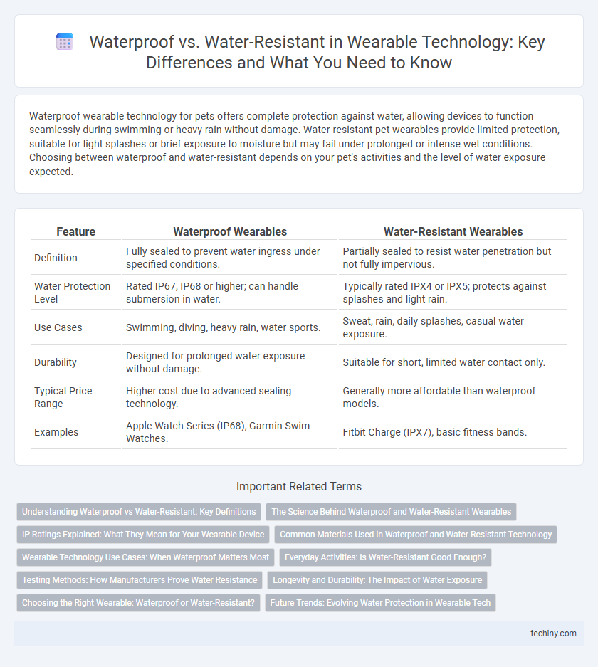 Waterproof vs. Water-Resistant in Wearable Technology: Key Differences and What You Need to Know