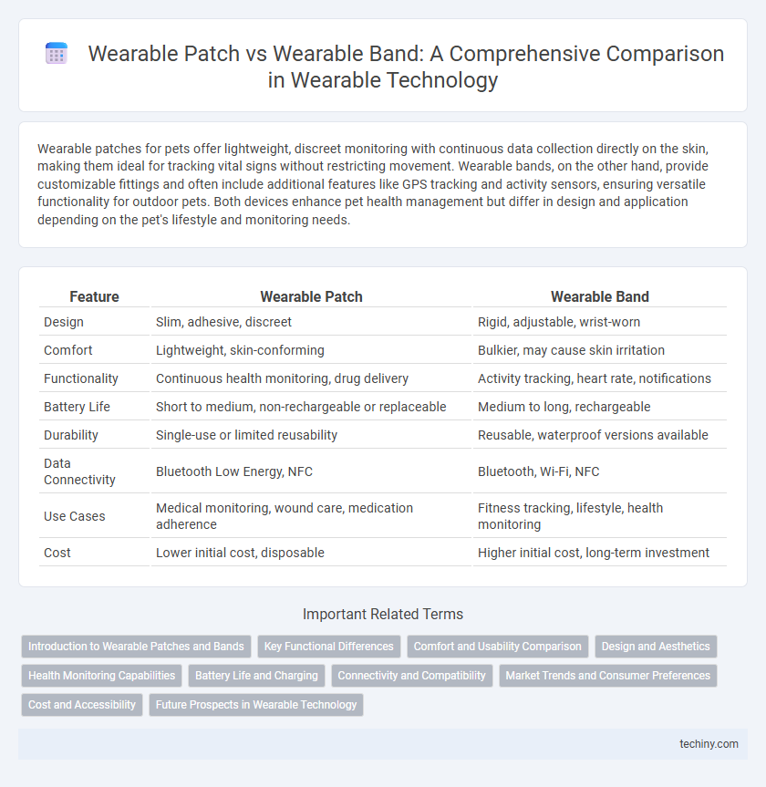 Wearable Patch vs Wearable Band: A Comprehensive Comparison in Wearable Technology