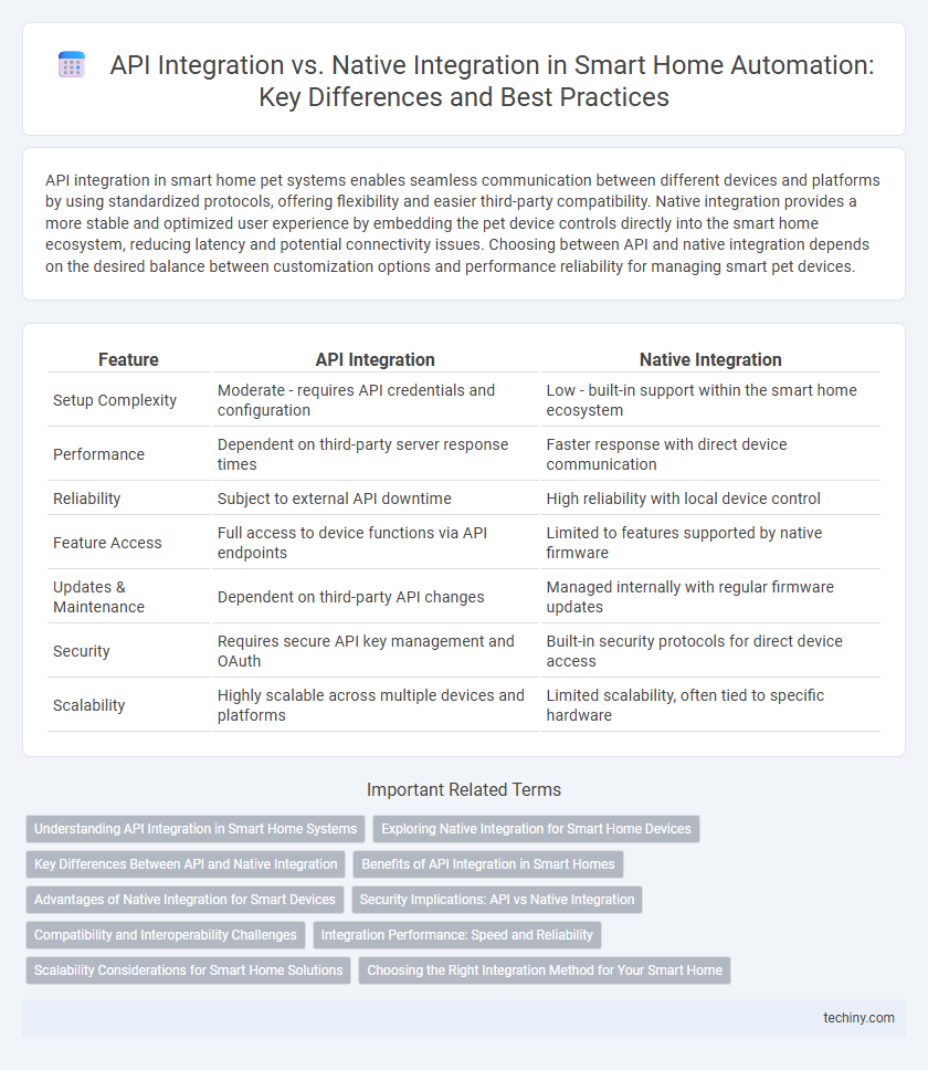 API Integration vs. Native Integration in Smart Home Automation: Key Differences and Best Practices