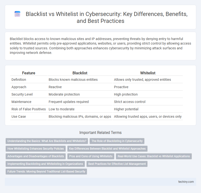 Blacklist vs Whitelist in Cybersecurity: Key Differences, Benefits, and Best Practices