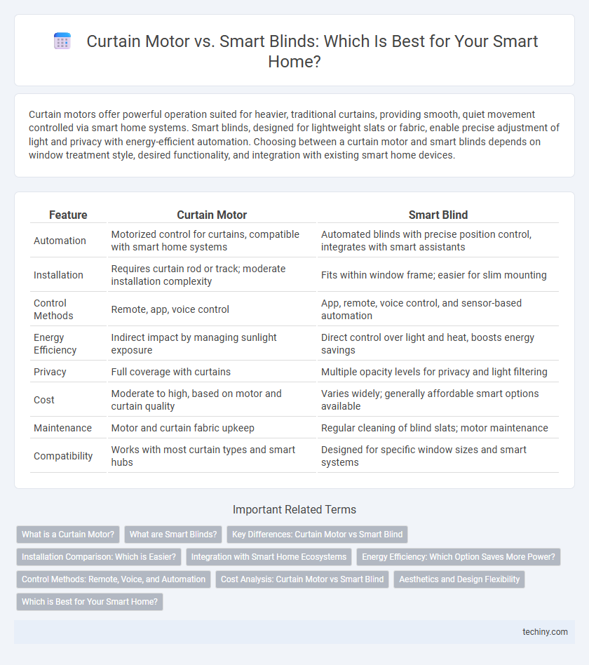 Curtain Motor vs. Smart Blinds: Which Is Best for Your Smart Home?