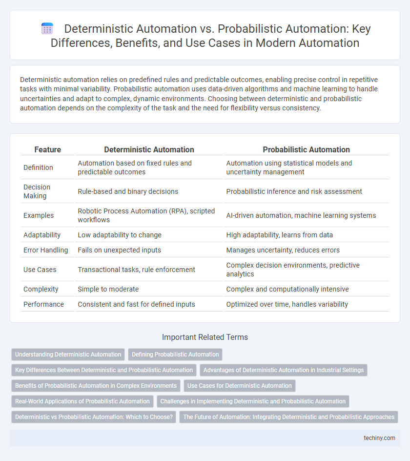 Deterministic Automation vs. Probabilistic Automation: Key Differences, Benefits, and Use Cases in Modern Automation