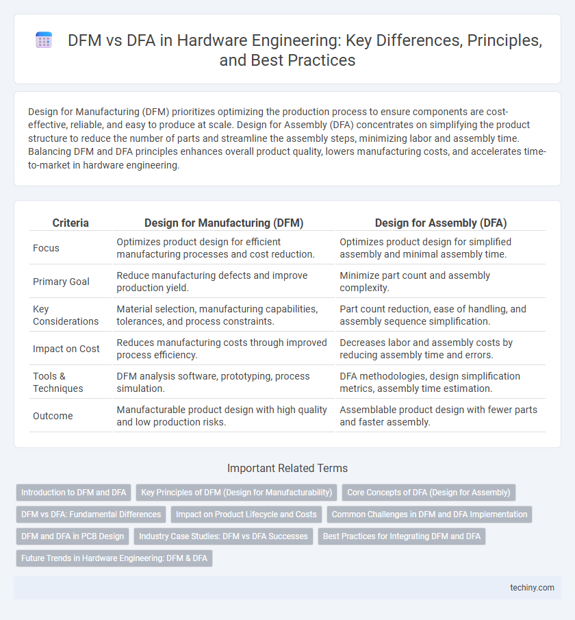 DFM vs DFA in Hardware Engineering: Key Differences, Principles, and Best Practices