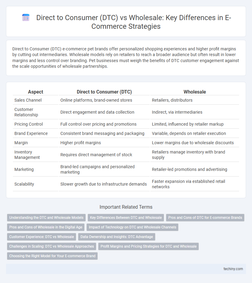 Direct to Consumer (DTC) vs Wholesale: Key Differences in E-Commerce Strategies