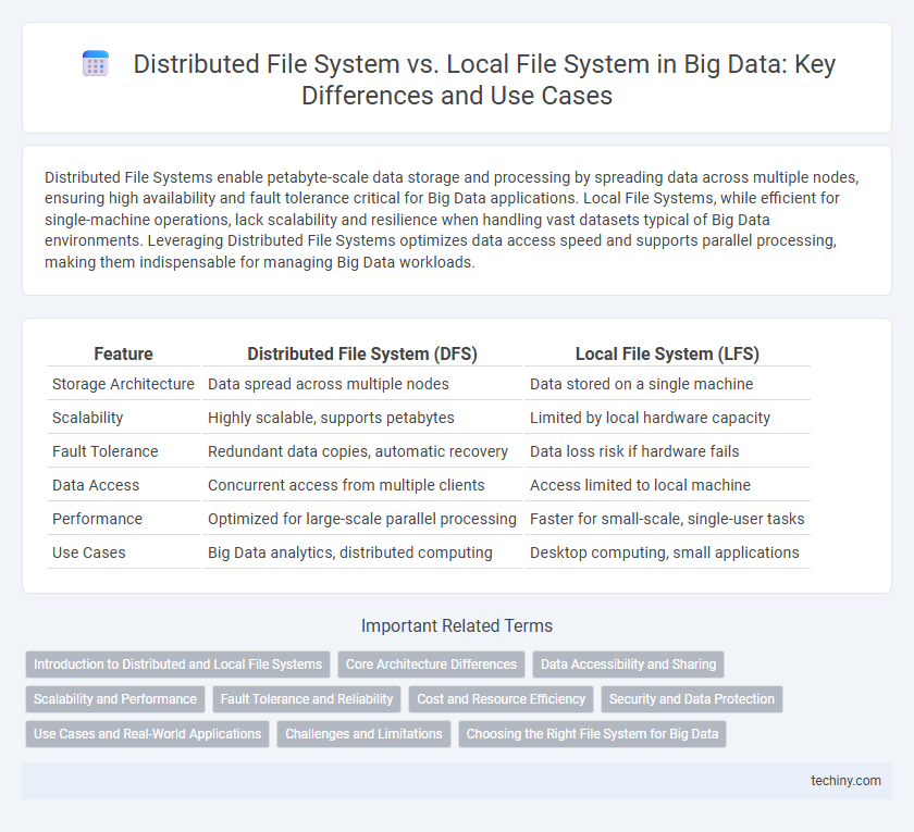 Distributed File System vs. Local File System in Big Data: Key Differences and Use Cases