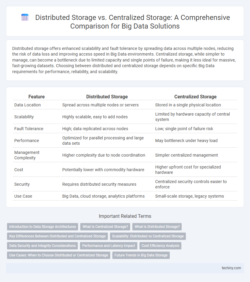 Distributed Storage vs. Centralized Storage: A Comprehensive Comparison for Big Data Solutions