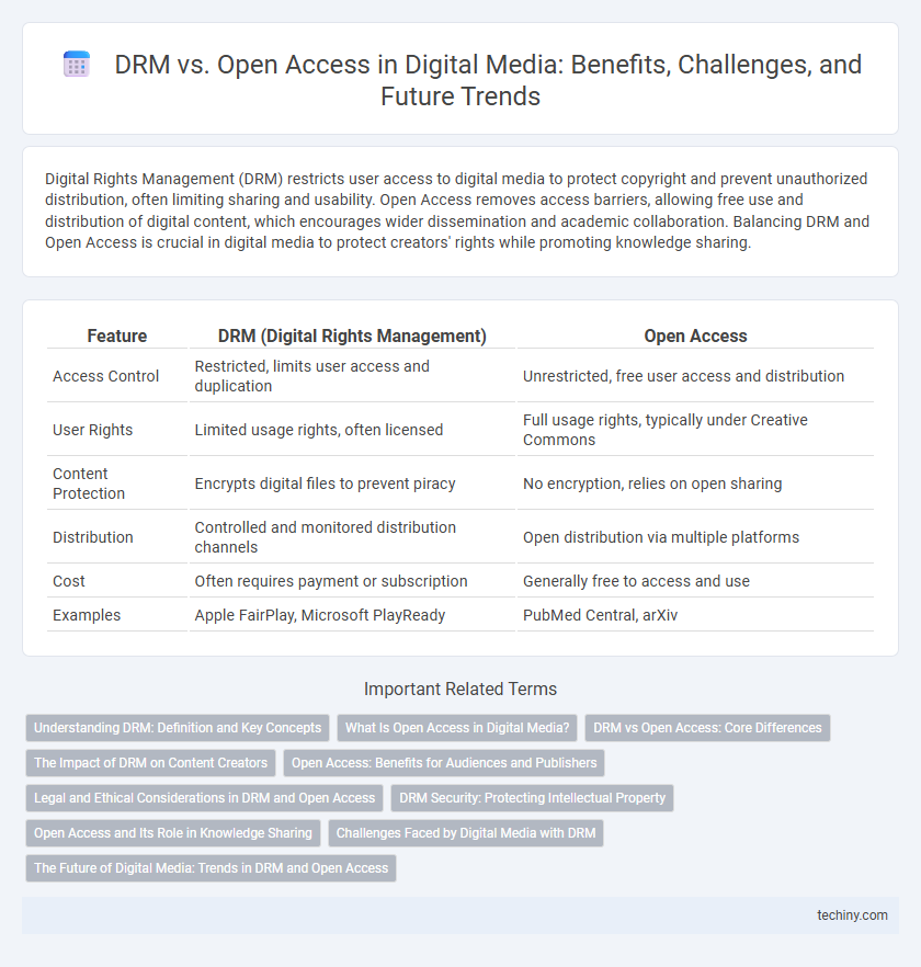 DRM vs. Open Access in Digital Media: Benefits, Challenges, and Future Trends