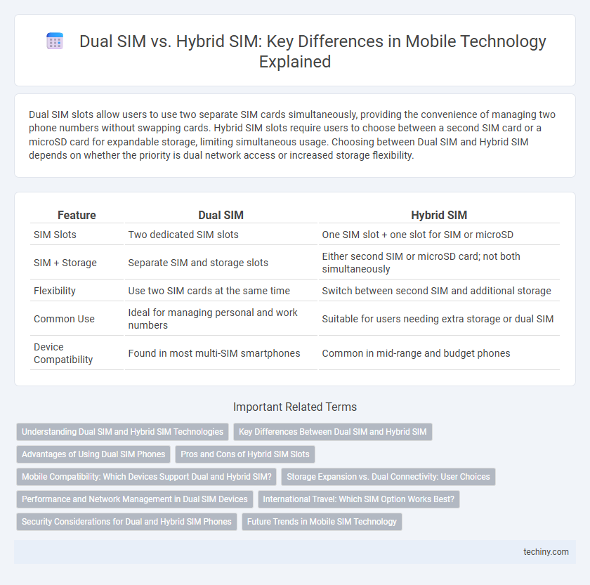 Dual SIM vs. Hybrid SIM: Key Differences in Mobile Technology Explained