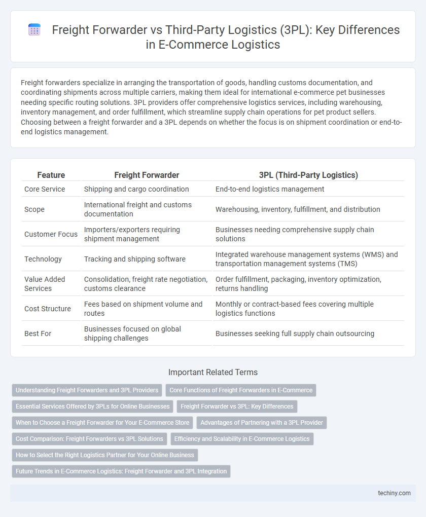 Freight Forwarder vs Third-Party Logistics (3PL): Key Differences in E-Commerce Logistics