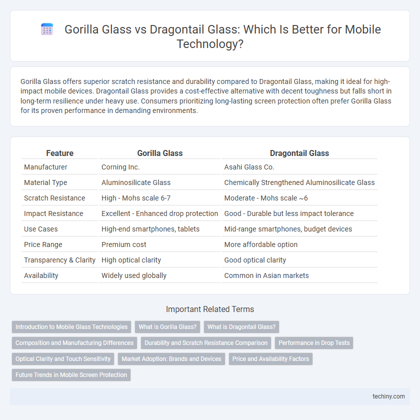 Gorilla Glass vs Dragontail Glass: Which Is Better for Mobile Technology?