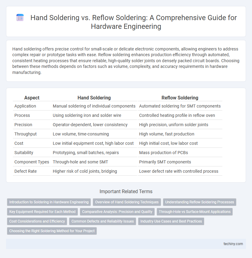 Hand Soldering vs. Reflow Soldering: A Comprehensive Guide for Hardware Engineering