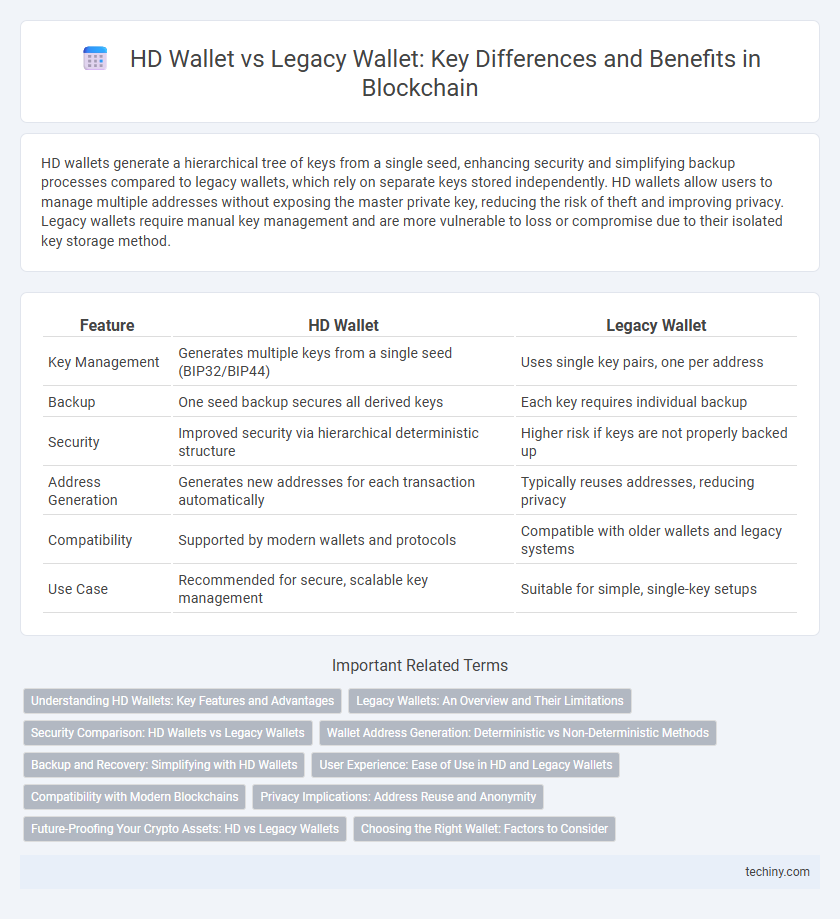 HD Wallet vs Legacy Wallet: Key Differences and Benefits in Blockchain