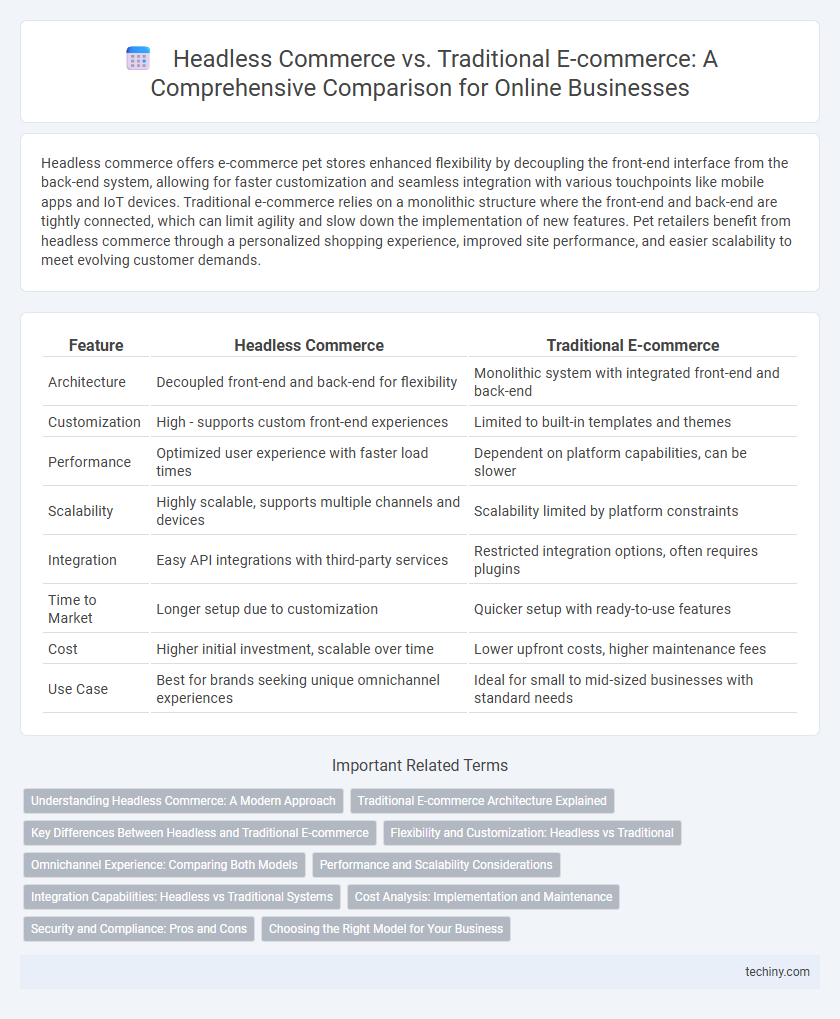 Headless Commerce vs. Traditional E-commerce: A Comprehensive Comparison for Online Businesses