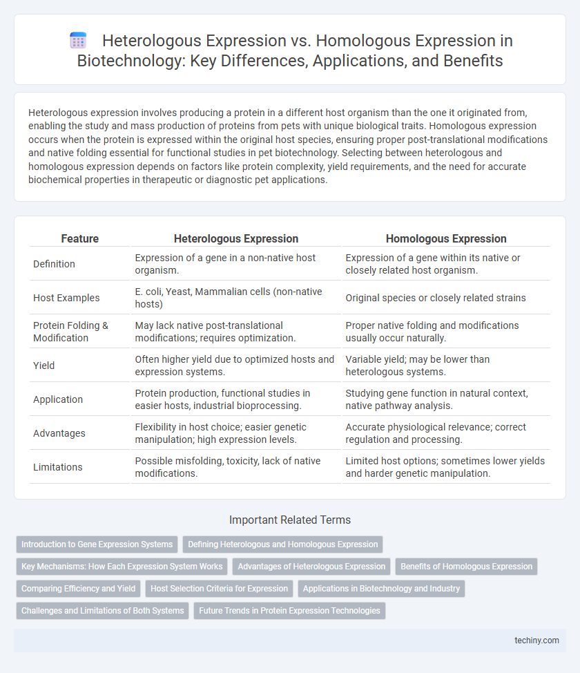 Heterologous Expression vs. Homologous Expression in Biotechnology: Key Differences, Applications, and Benefits