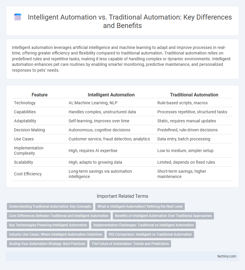 Intelligent Automation vs. Traditional Automation: Key Differences and Benefits